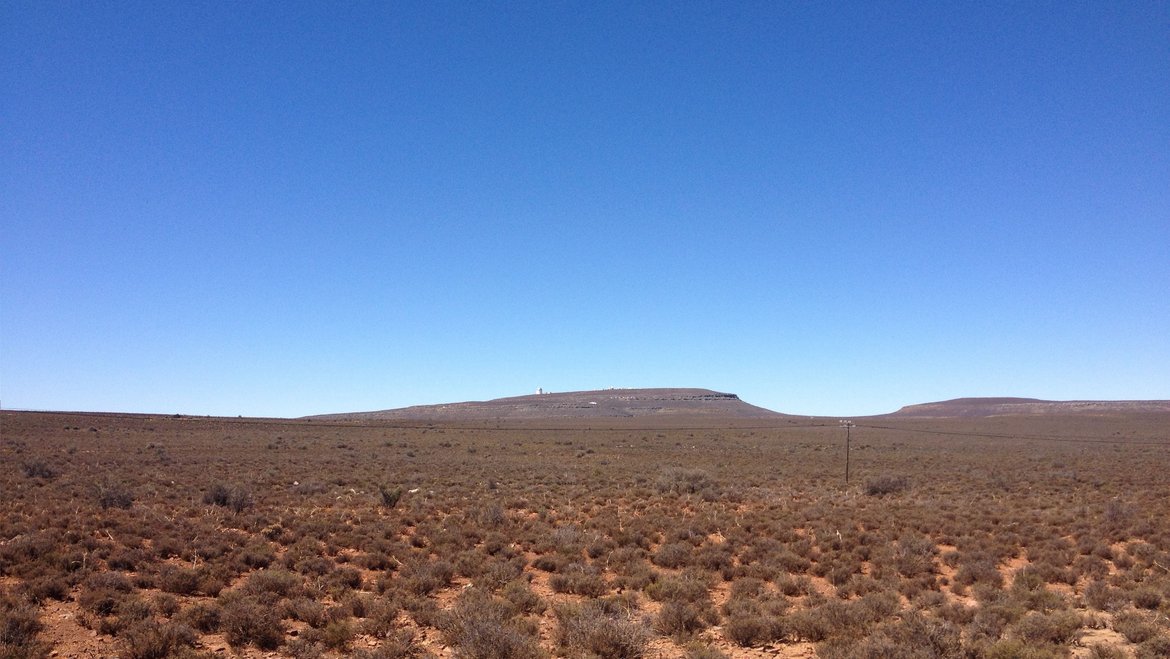 Fig 2. SAAO hill (Photo: Ch. Voigt, GFZ)