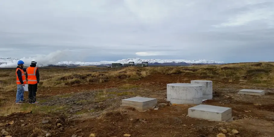 Abb 3. Infrastruktur Theistareykir (GFZ)